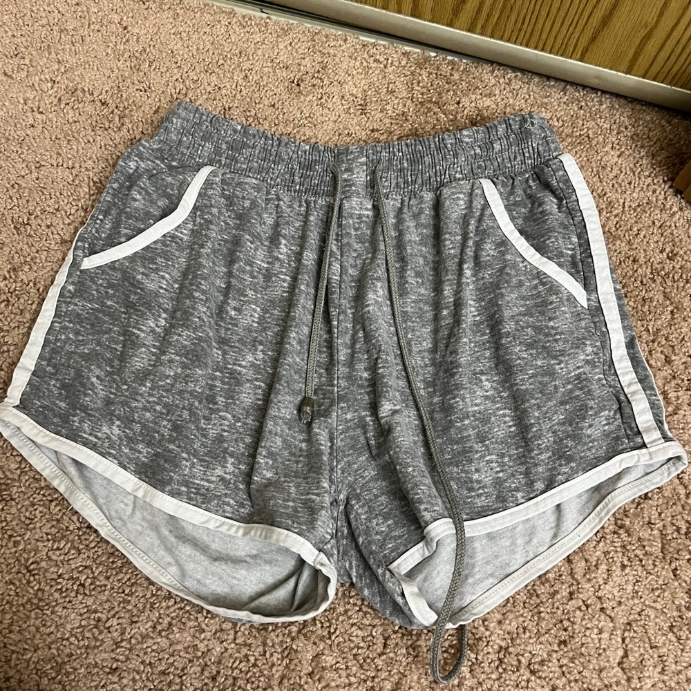 grey comfy lounge shorts